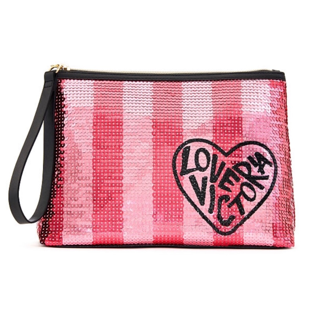 NEW‼️ VICTORIA’S SECRET SEQUIN MAKEUP BAG
